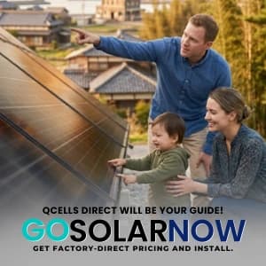 Get factory-direct Qcells pricing and install