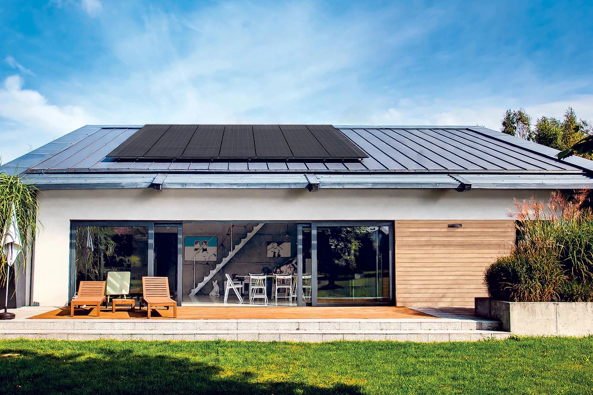 Qcells solar panels installed on a roof