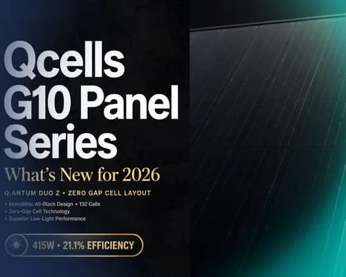 Qcells G10+ Panel Series: What's New for 2026