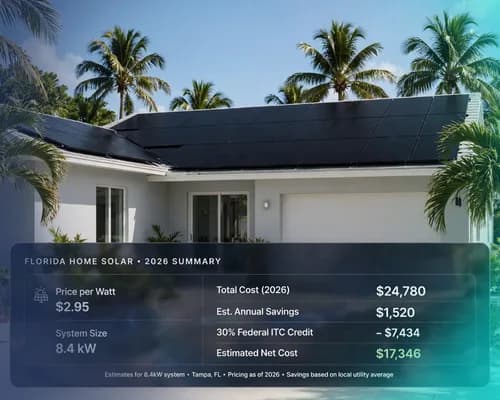 How Much Do Solar Panels Cost in Florida in 2026?