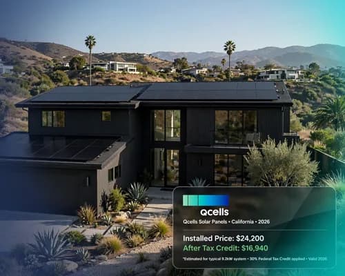 Qcells Solar Panels Price: What They Cost in California in 2026